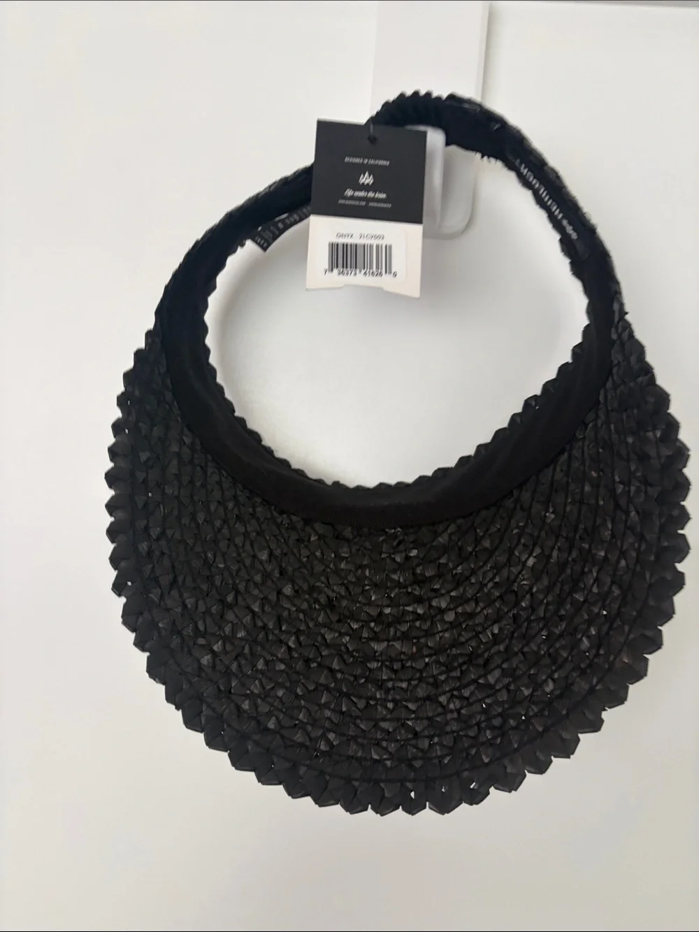 NWT Hemlock Capri Straw Visor